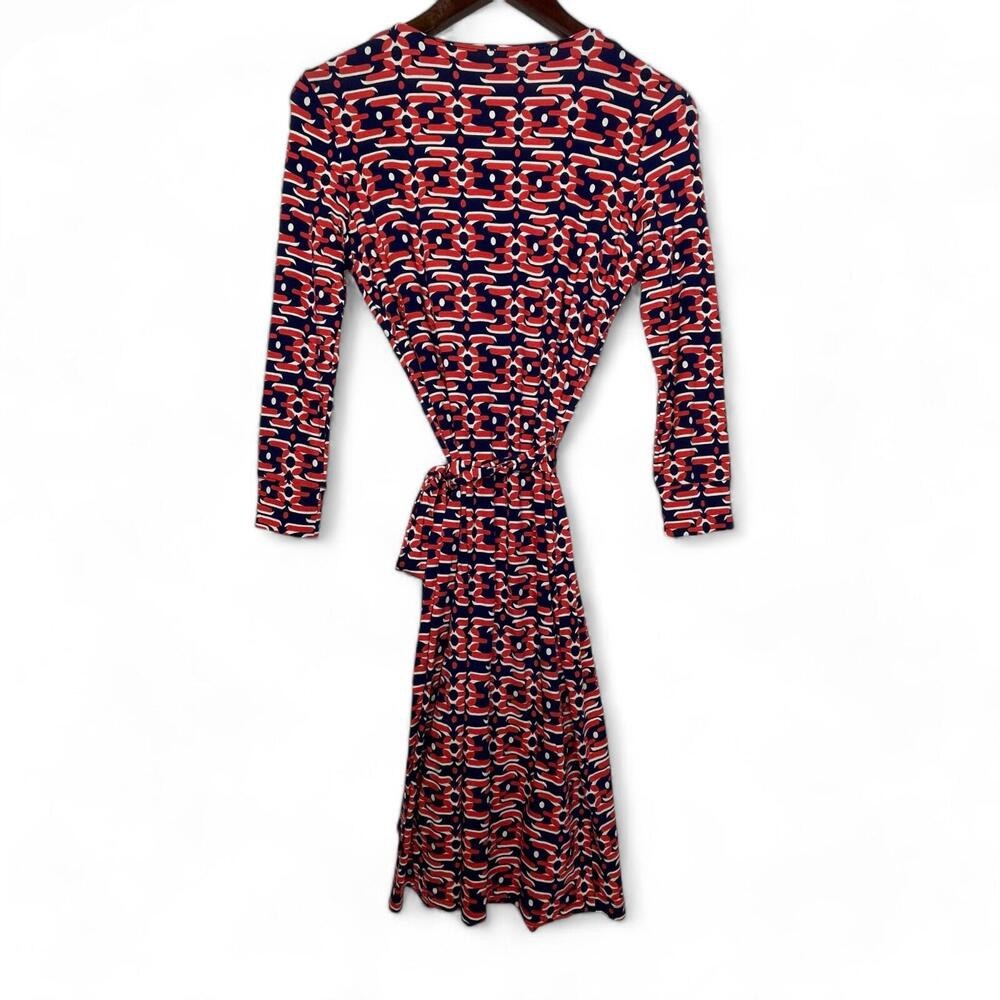 Stylish Red and Black Patterned Dress